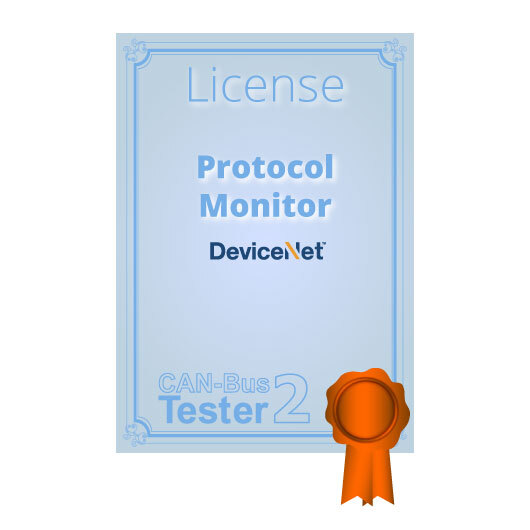License Bus system DeviceNet for CAN-Bus Tester 2
